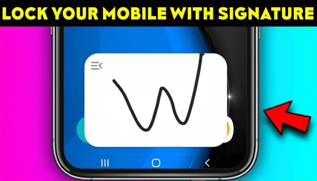 Lock Your Mobile with Your Signature – Hidden Trick You Must Try!
